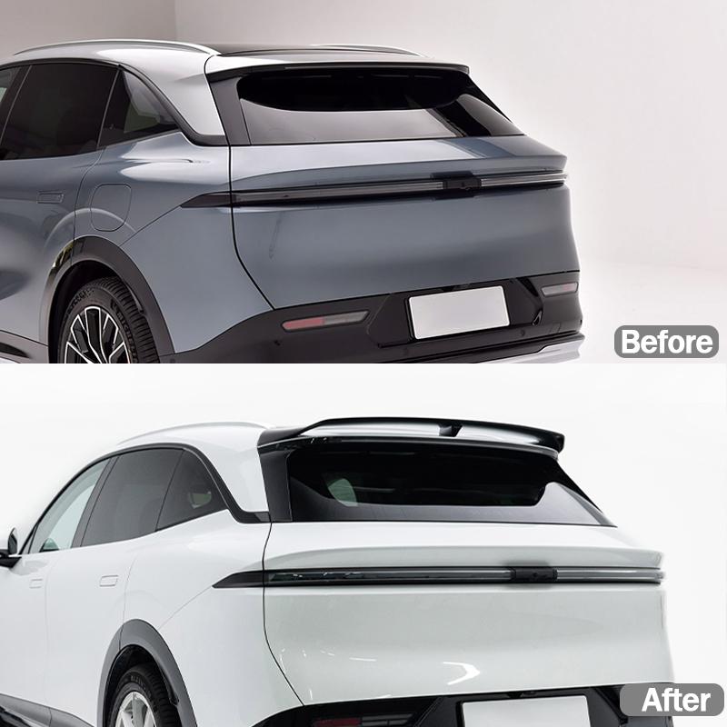 For ZEEKR 7X 2025+ Roof Spoiler Sports Style Rear Tail Wing ABS Material Body Kit Black Exterior Upgrade Car Accessories