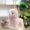 European Mink Alpaca Bow Tie Alpaca Rainbow Alpaca Plush Toy Bag Keychain Pendant