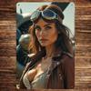 Винтажная жестяная табличка D Woman Retro, настенное искусство для кухни, алюминиевый декор