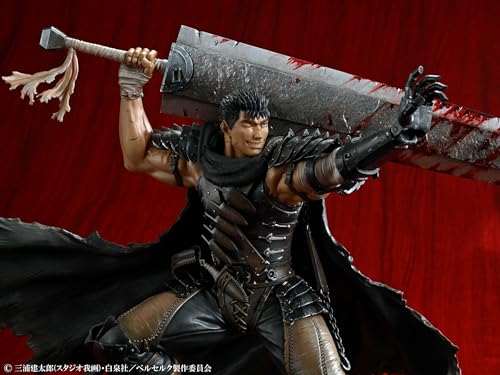 TV Anime "Berserk" Guts Black Swordsman Ver. Approximately 265mm PVC & ABS Pre-painted Finished Figure
