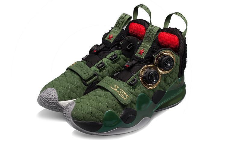 Li Ning Кроссовки Way Of Wade 8, Кожаная амортизация Lei Feng, Нескользящая, Износостойкая, Средняя высота, ABEP001-8