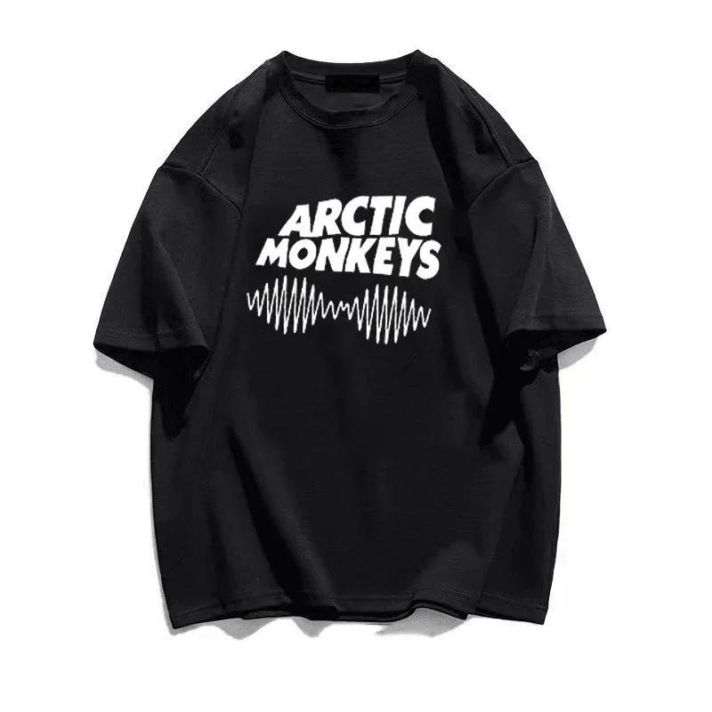 Унисекс Arctic Monkeys Одежда Женская футболка Женская унисексга Повседневная Y2k Белая футболка Футболка Одежда Унисексга Женская одежда