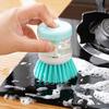 3 шт. Мыло для кистей Эргономичный дизайн Мощная очистка Диспенсер Щетка для мытья посуды