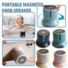 Магнитный Водонепроницаемый Bluetooth-динамик с подсветкой, маленький Беспроводной динамик, регулятор громкости и 360° звук. Портативный для дома, улицы и ванной