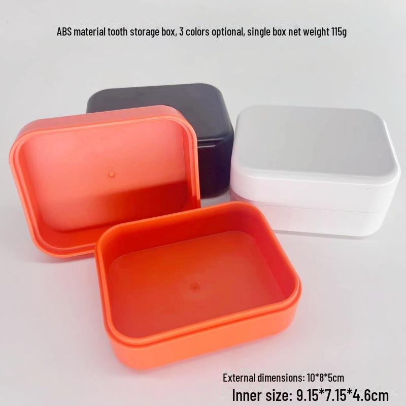 Пластиковый контейнер для хранения зубов Laoke Clear PP для ретейнеров, зубных протезов и брекетов