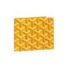 Goyard Складной холщовый и кожаный кошелек с монограммой Victoire, унисекс, черный, синий, зеленый VICTO8PMLTY