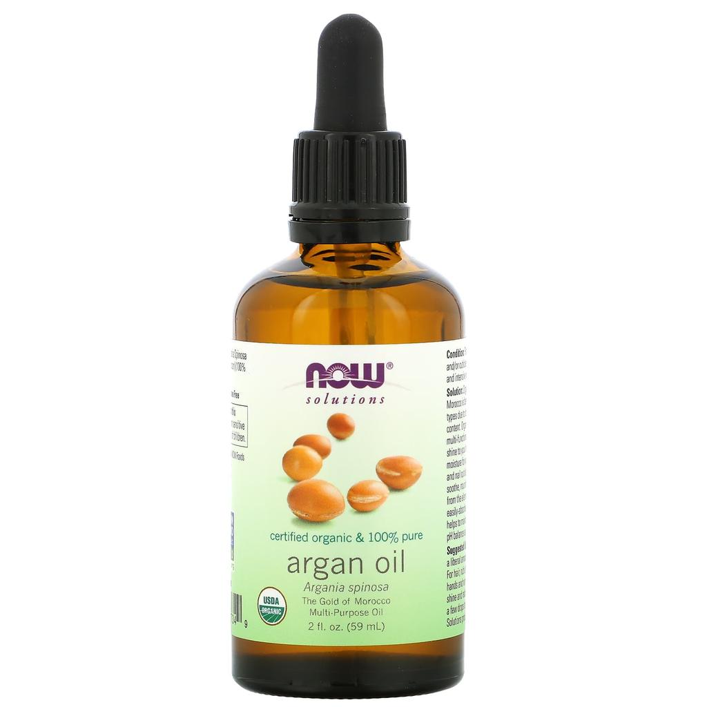 Solutions, Certified Organic and 100% Pure Argan Oil, 59 Ml (2 Fl Oz)