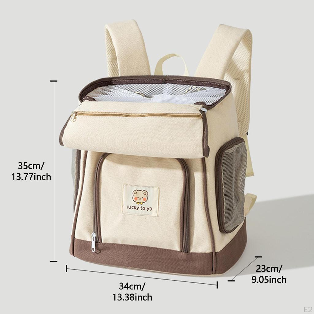 Рюкзак-переноска для кошек, дышащая сумка для домашних животных для маленьких и средних собак, кошек, боковое окно для транспортировки