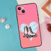 Ice Skating Phone Case For iPhone 16 15 14 12 11 13 Pro Max Plus Mini XR 16e Funda Silicone Back Cover