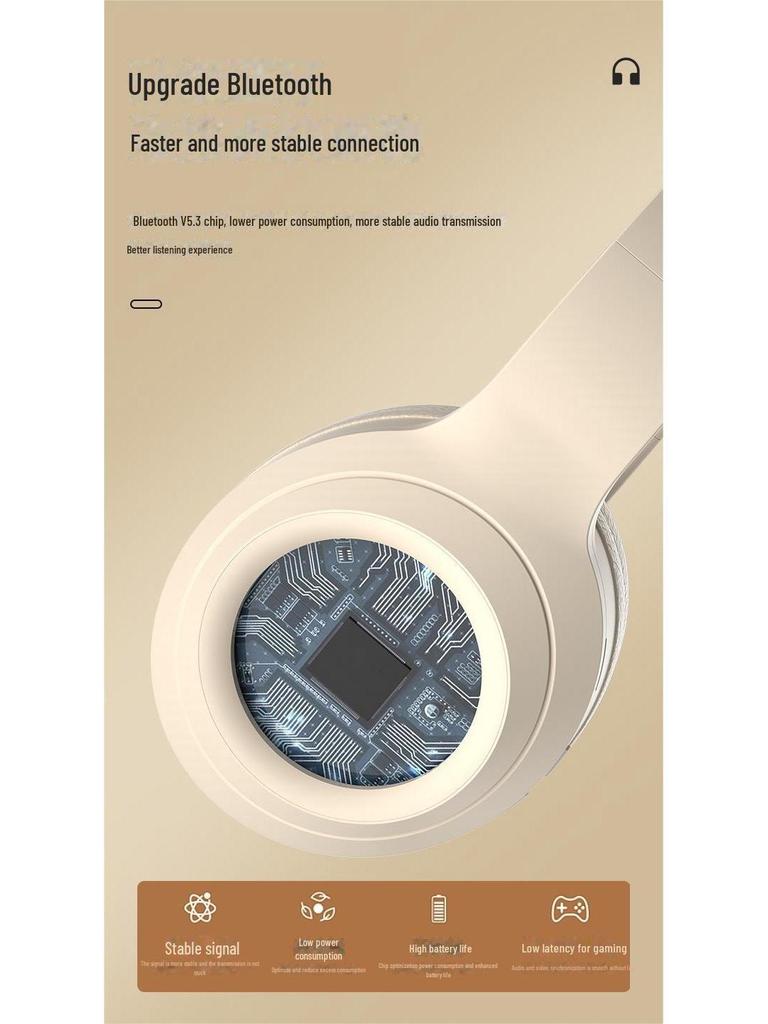 Беспроводная Bluetooth-гарнитура с креплением на голову и длительным временем работы от аккумулятора для прослушивания музыки и бега