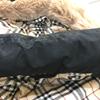 Burberry Лондонский капюшон мех Пуховый жилет Нейлон Черный/Серебряная фурнитура