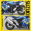Модель мотоцикла SUZUKI GSX1000 в масштабе 1/12, отлитая под давлением — реалистичный дизайн, идеально подходит для любителей мотоциклов, прекрасный подарок для всех возрастов