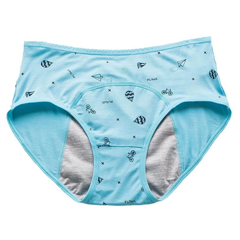 Girls' Physiological Panties Menstrual Hygiene Underpants Children's Underwear Low Waist Briefs