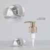 300ml Bath Hand Soap Dispensers Kitchen Gold Chrome Plastic Lotion Shampoo Bottles Rust-proof Boston Round Shower Gel Container