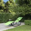 Day and Night - Day and Night Steel and Green Textilene Rocking Lounger