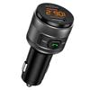 BT93 Bluetooth FM Transmitter: Car MP3 Player with USB, Lossless HiFi, High/Low Tone Equalizer