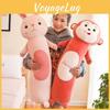 Plush Animal Cylinder Toys Lion Frog Monkey Rabbit Stuffed Dolls Home Decor
