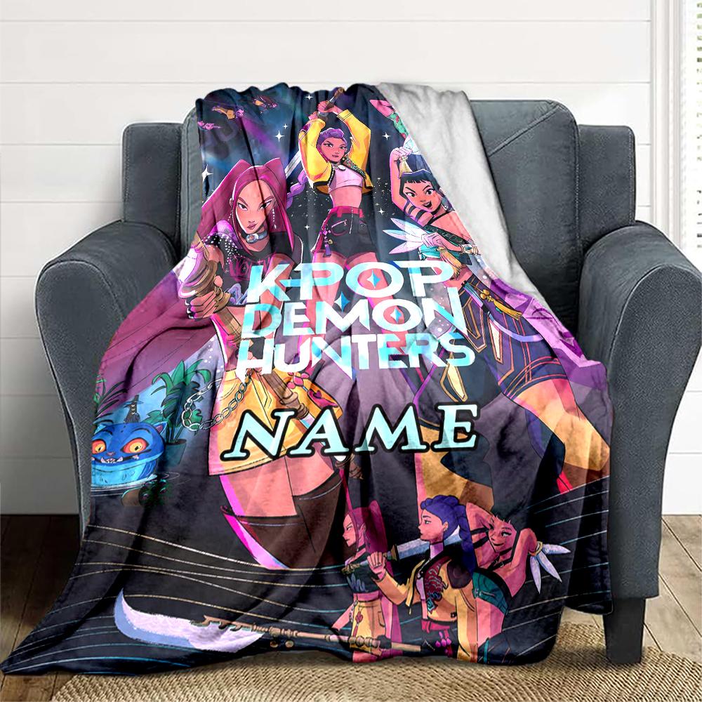 Custom 1pc Nightfall Warrior's Dawn Blanket, Soft And Comfortable Blanket, Casual Warm, Camping Travel Blanket, Birthday Gift Q912147