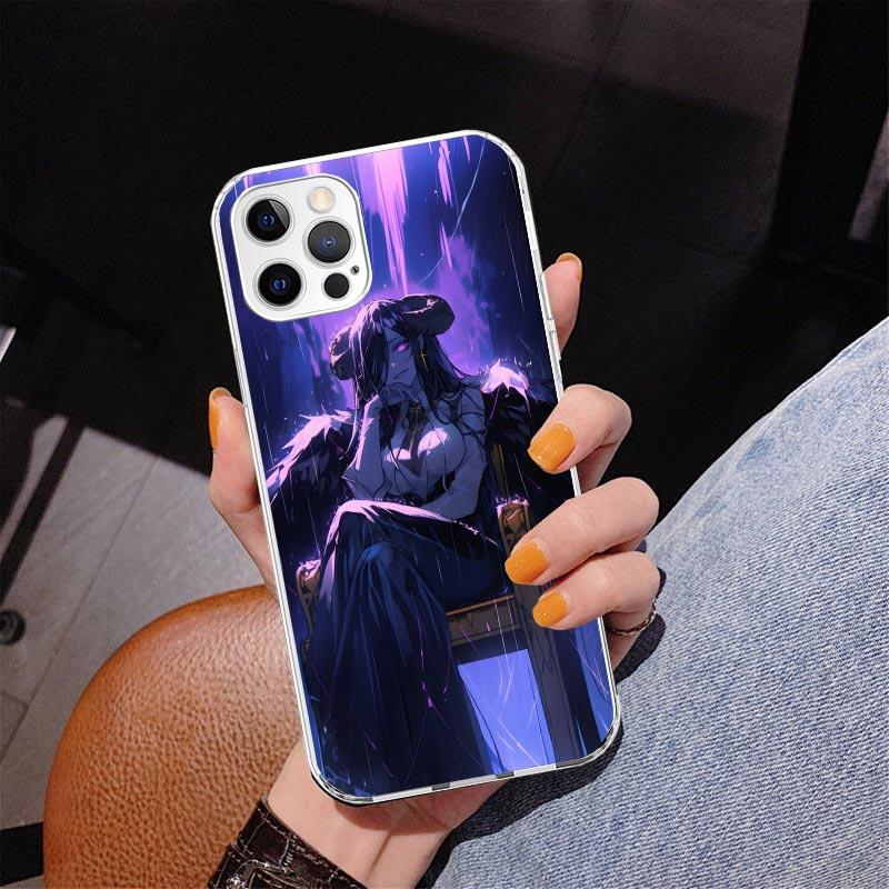 Чехол для телефона Albedo Overlord Anime для Iphone 17 Air 16 11 12 13 Mini 14 Plus 15 Pro Max 7 8E SE 2020 16ProMax Чехол для телефона Coque 1