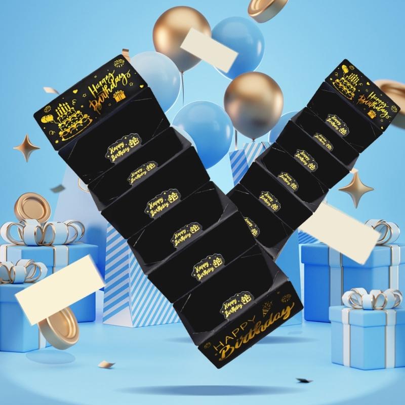 Efficient Surprise Money Envelope For Birthdays Christmas Celebration Gift Card Holders With Multiple Color Option