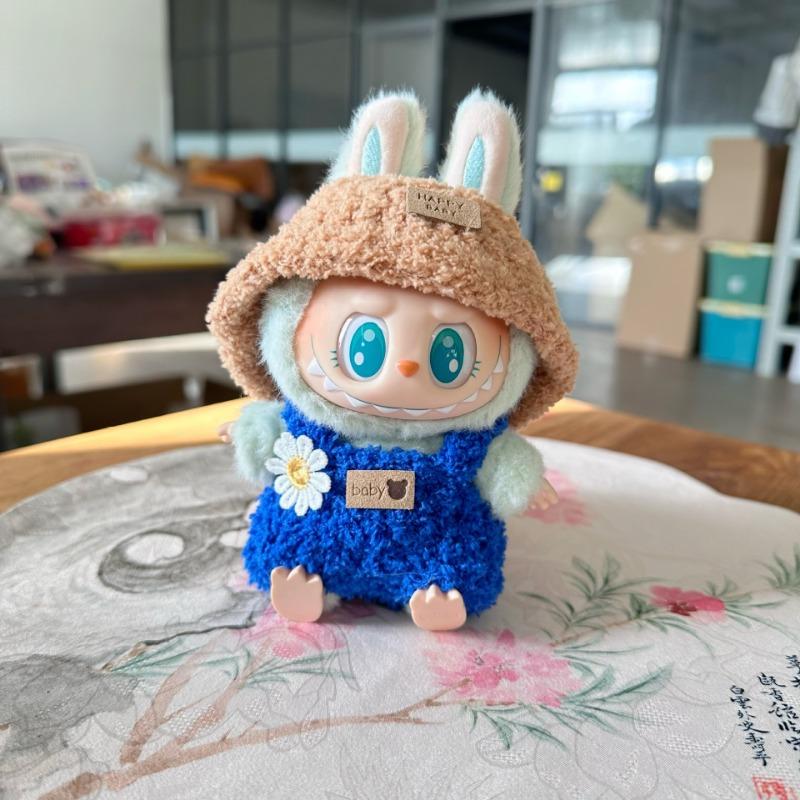 Clothes Only] For Rab Cloth Vinyl Doll Suit For LABUBU Sit Party Doll Handmade Minions Suit Doll Fashion Joker Accessories