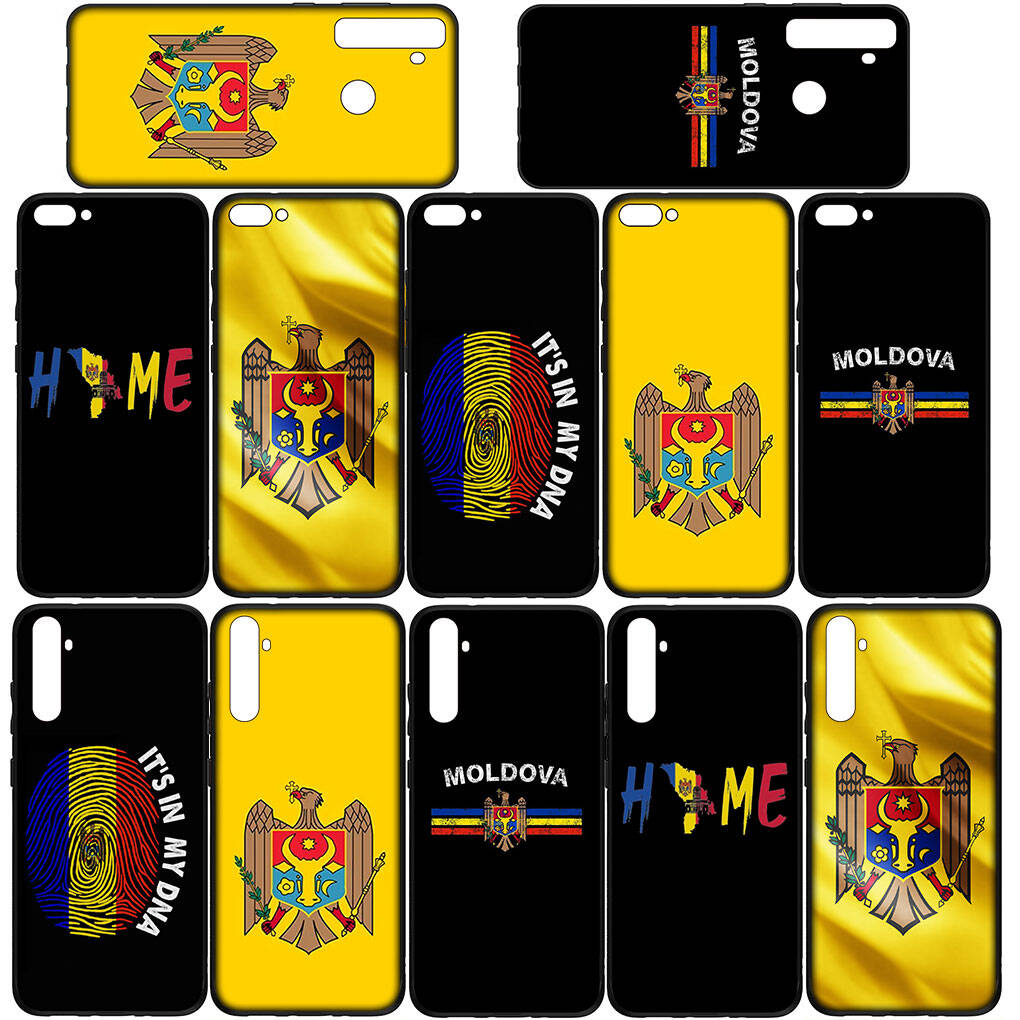 for iPhone 17 16 15 Xiaomi Poco F7 F8 X7 X6 X5 F5 C85 C75 C71 M8 Redmi Note 14 13 12 11 Pro Max 14C 13C 15C A3 A4 9C Phone Case Moldova Flag Cover