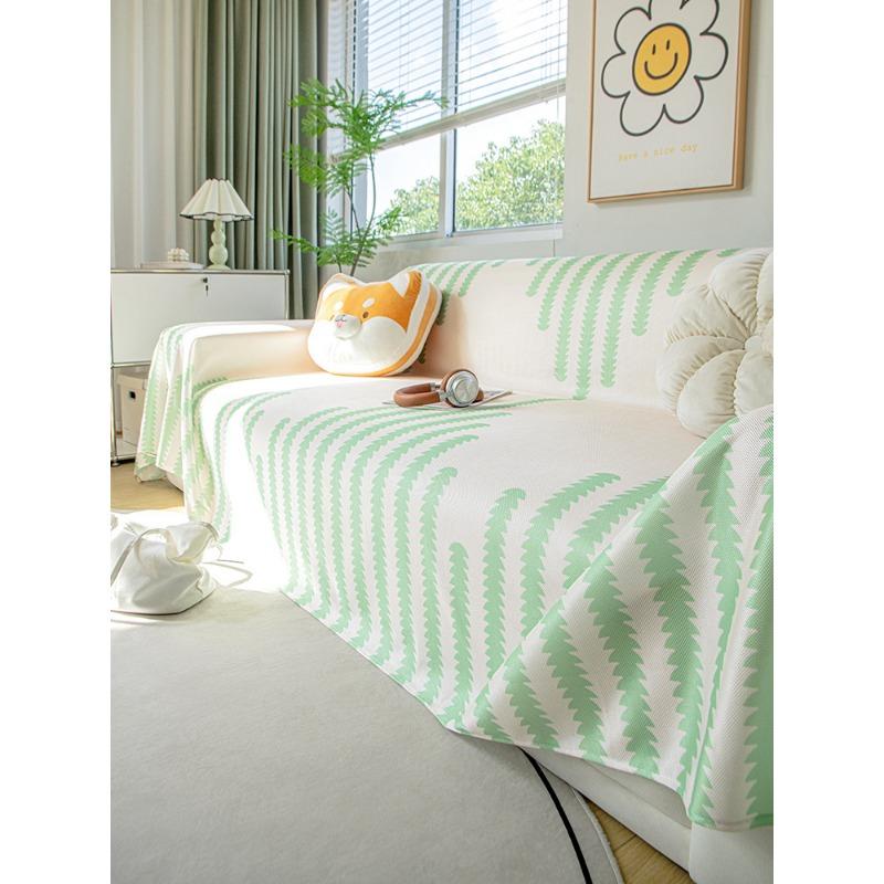 Подушка сиденья дивана для лета Летний Полностью закрытый Прохладный Нескользящий Чехол на диван Чехол Покрывало