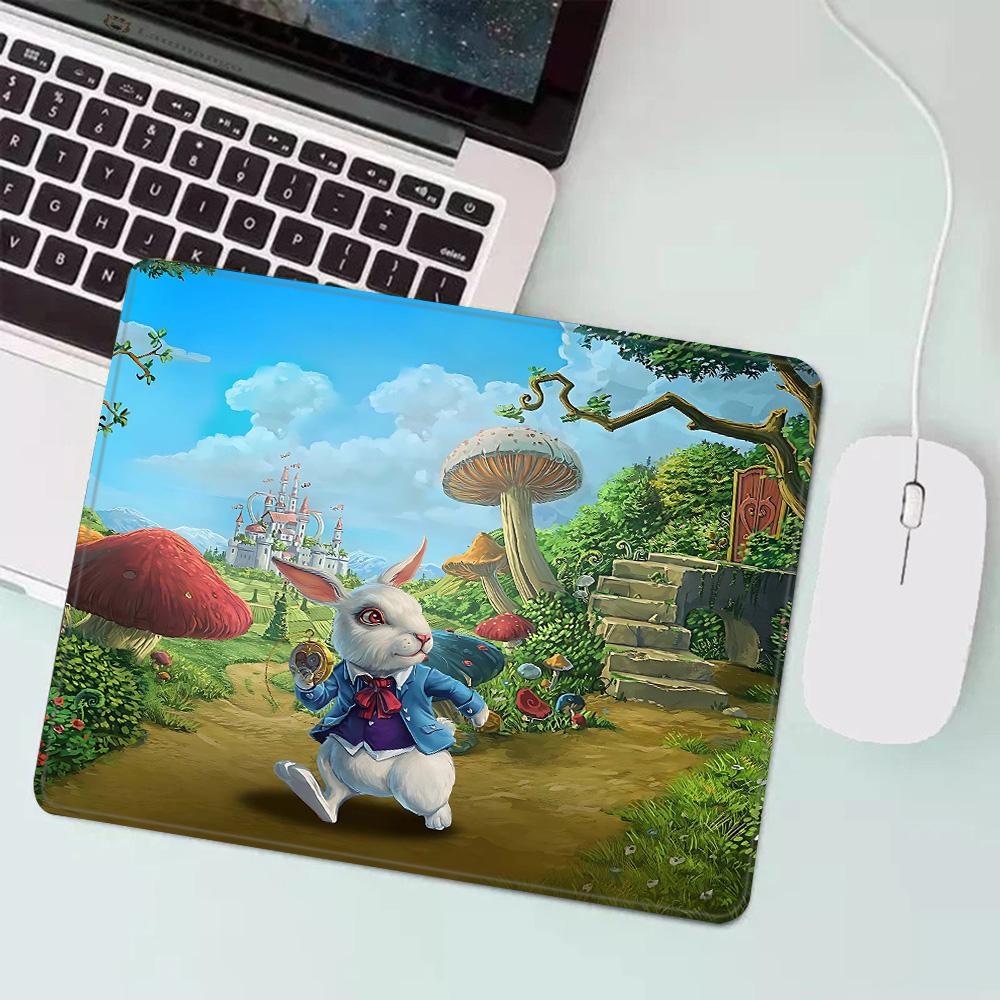 Cute Alices in Wonderland Gaming Mouse Pad XS Small Mousepad For PC Gamer Desktop Decoration Office Mouse Mat Deskmat Rug