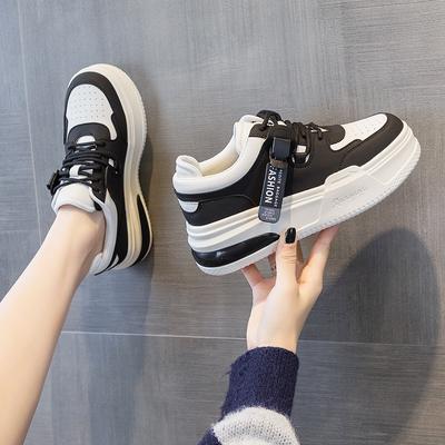 Повседневные белые туфли из натуральной кожи с толстой подошвой, женские туфли, спортивная обувь для сноуборда