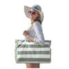 Large & Sand-Proof Beach Bag – Foldable Handheld Storage Bag, Portable Large-Capacity Tote for Travel & Outdoor