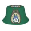 Custom My Neighbor Totoro Bucket Hat Women Unisex Fashion Summer Outdoor Sun Hayao Miyazaki Anime Manga Fisherman Cap