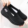 Women's 2024 Spring New Single Shoe Cloth Shoes Breathable Soft Elastic Casual Women's Shoes