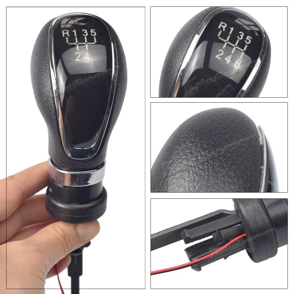 LED 5 6 Speed Car Gear Gear Shift Knob Manual Handle Head Lever for Vauxhall Buick Opel Astra Insignia 2009 2010 2011 2012 2013