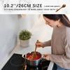 Wooden Spoons for Cooking, Nonstick Cooking Utensil Set with 10 Piece Acacia Wooden Spatulas and Spoons for Cooking, Terrific for Everyday Kitchen