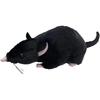 13" Мягкая Маленькая Серая Крыса Мышь Плюшевая Игрушка Реалистичные Мыши Мягкие Игрушки Куклы Подарки для Детей Домашних Животных (черный)