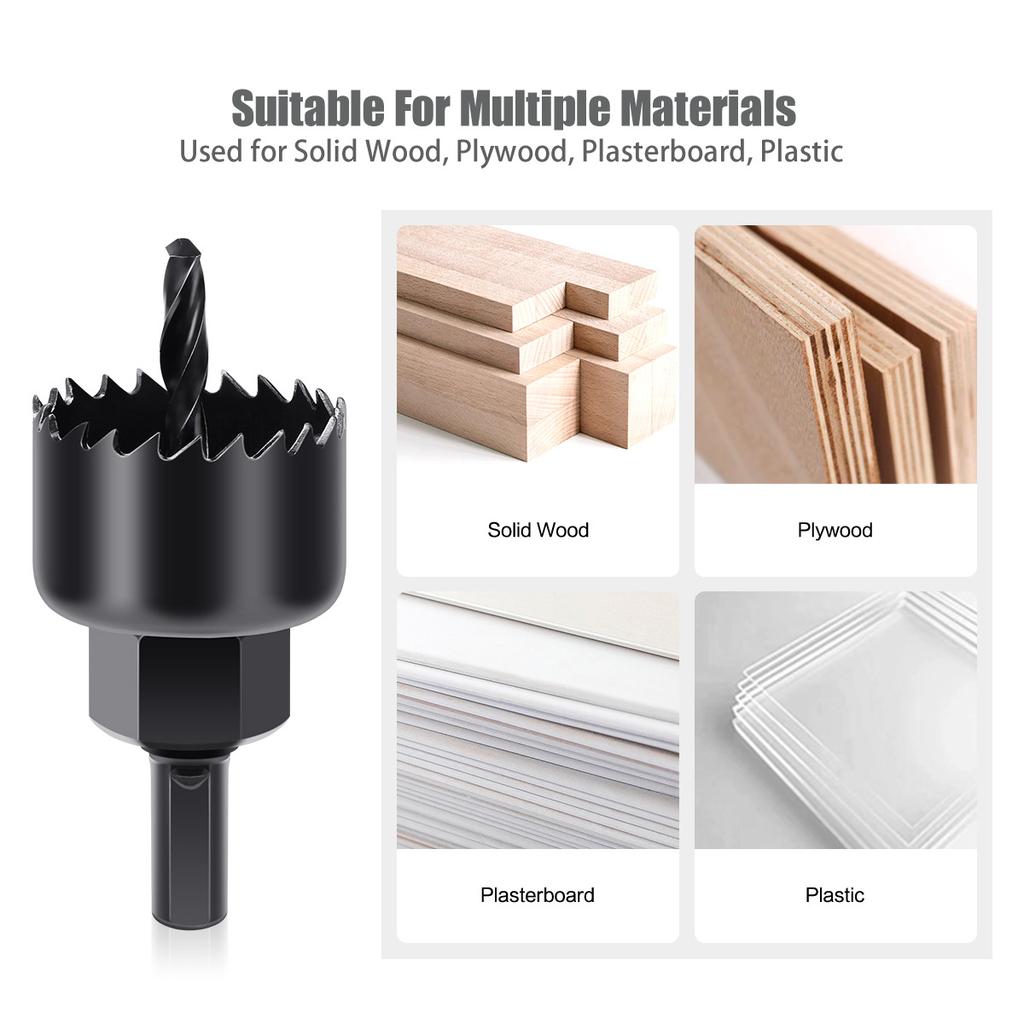 Биметаллическое деревообрабатывающее отверстие 13/8/5, Отверстие для точечного светильника, Отверстие для гипсокартона Набор деревообрабатывающих сверл