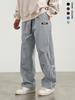 Men's 2025 Retro Embroidered Straight-Leg Pants for Spring/Summer
