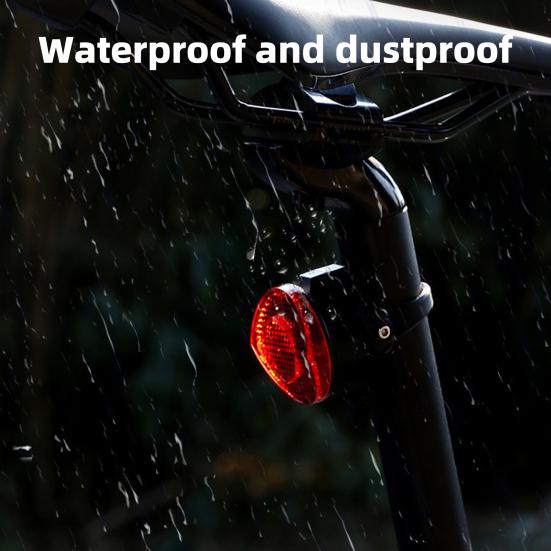 Bike Reflective Tail Mount Universal MTB Light for AirTag Locator Road Mountain Bicycle Saddle
