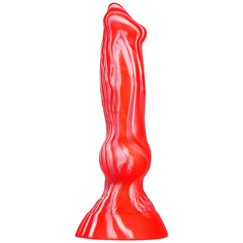 Женская имитация собачьего пениса, анальные пробки, силиконовые мягкие цвета, устройство для мастурбации специальной формы, товары для взрослых