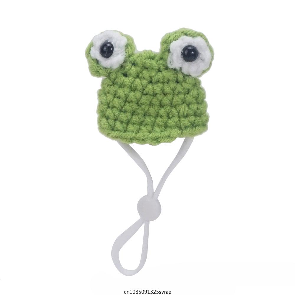 Мини-шапка для хомяка, маленькие животные, милые вязаные вручную шапки для ящерицы, морской свинки, рептилии, одежда для рождественской вечеринки, костюм, шапки для домашних животных