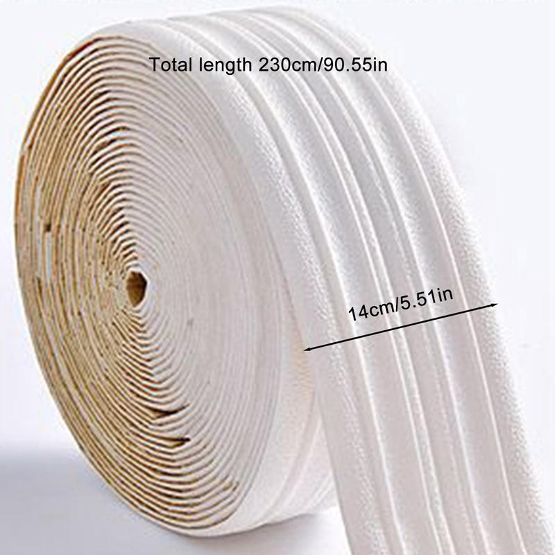 230смX14см самоклеящаяся линия плинтуса 3D пенопластовая полоса для стен наклейки водонепроницаемая плитка бордюрная бумага декор настенная наклейка