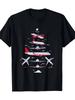 Men's & Women's 100% Cotton Retro Aviation-Themed T-Shirt - Airplane & Airplane Tree Print With, KLM