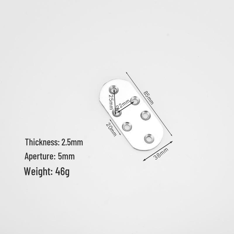 Угловой кронштейн усиления из нержавеющей стали, плоский и Г-образный, соединитель