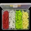 100pcs Soft Bait Maggot Grub Protein Soft Lure Baits Worm Artificial Fishing Lures for Carp