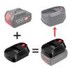 Адаптер для аккумулятора Bosch Li-ion BAT618 для домашнего электроинструмента Lithium Electric Power Tool, замена всем 18 В, зеленый, синий адаптер