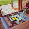 Crystal Velvet Rug Custom Name Text, Soft Non Slip Floor Mat Home DecorBurnley Football
