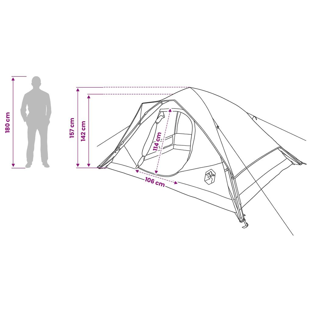 Instant Tent Blue 305 x 215 x 140 cm Polyester and Steel