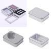 Playing Card Box Trading Card Case Card Storage Can Card Organizers Card Case Empty Metal Storage Box for Gaming Cards
