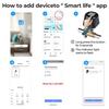 Feb.Wifi Robot Waterproof Valve Tuya Smart Remote Control APP Remote Control Water Pipe Gas Wireless Valve Switch US Plug