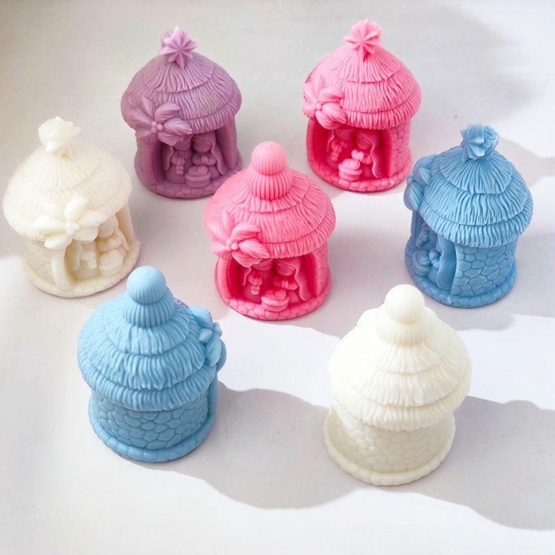 Религиозная рождественская форма для ароматических свечей, силиконовая форма для свечей, поделки своими руками, украшение дома